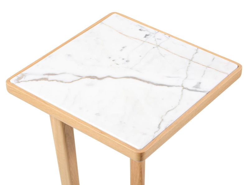 Sengebord Cynthia med marmor topplade