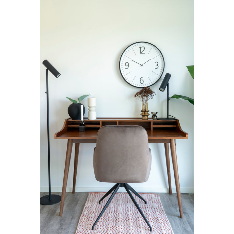 Elegant skrivebord i valnød finer